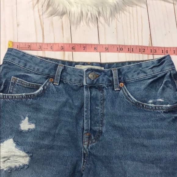 Topshop Moto Ashley high waist distressed size 10 - Picture 12 of 14